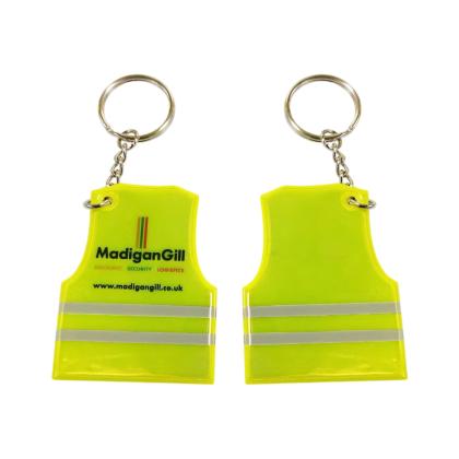 Hi Vis Vest Reflective Keyring