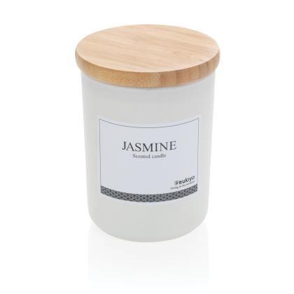 Ukiyo deluxe scented candle with bamboo lid