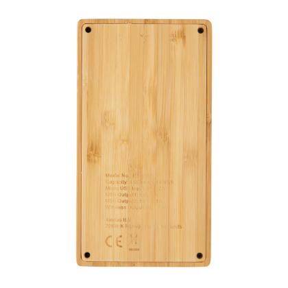 Bamboo 4.000 mAh wireless 5W Powerbank