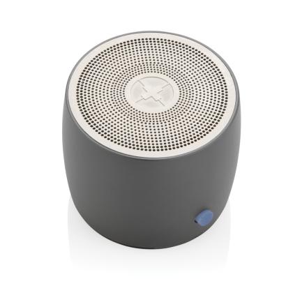 Swiss Peak RCS recycled aluminium 3W bass speaker