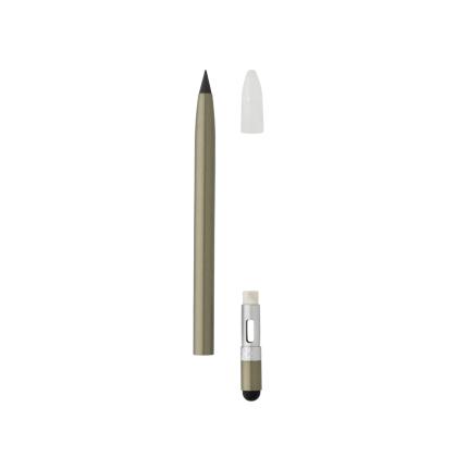 Aluminium inkless pen with eraser
