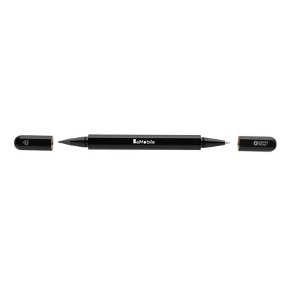 Swiss Peak Storm RCS recycled aluminium dual tip pen