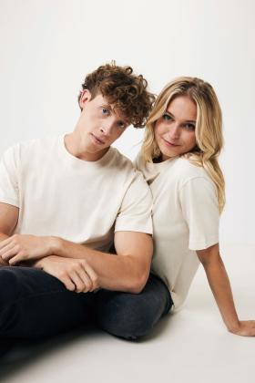 IQONIQ Kakadu relaxed recycled cotton t-shirt