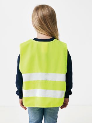 GRS recycled PET high-visibility safety vest 3-6 years