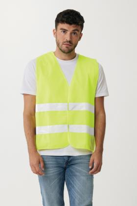 GRS recycled PET high-visibility safety vest