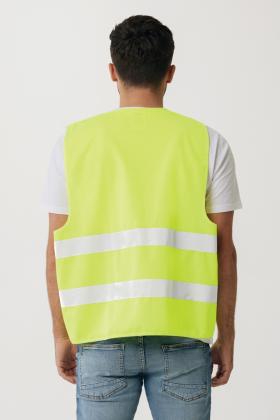 GRS recycled PET high-visibility safety vest