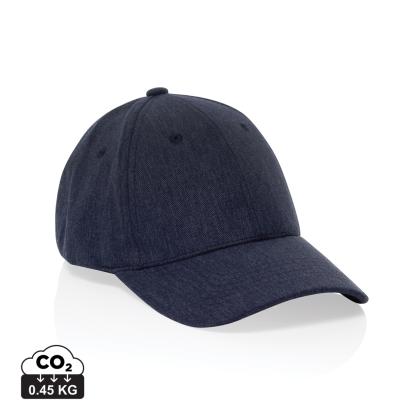 Milo AWARE&trade; recycled heather 6 panel cap 200gr