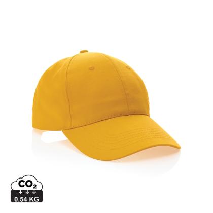 Impact 6 panel 190gr Recycled cotton cap with AWARE&trade; tracer
