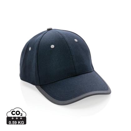 Impact AWARE&trade; Brushed rcotton 6 panel contrast cap 280gr