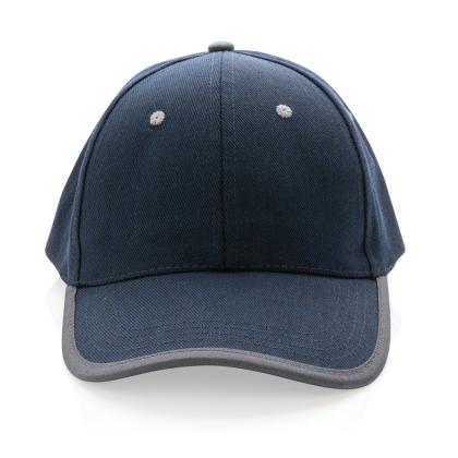 Impact AWARE&trade; Brushed rcotton 6 panel contrast cap 280gr