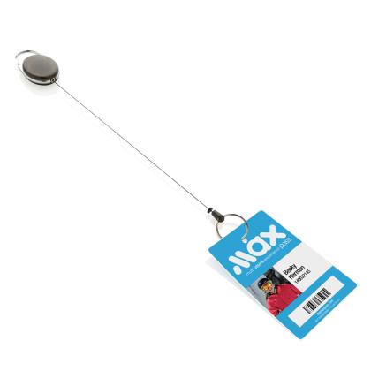 RCS recycled ABS roller clip keychain