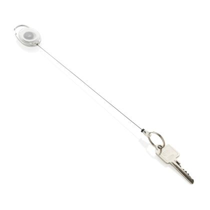 RCS recycled ABS roller clip keychain