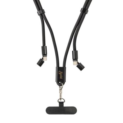 LoopAmp RCS RPET adjustable phone cord with 60W cable