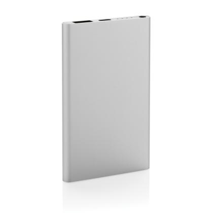 RCS recycled plastic/aluminium 4000mah powerbank with type C