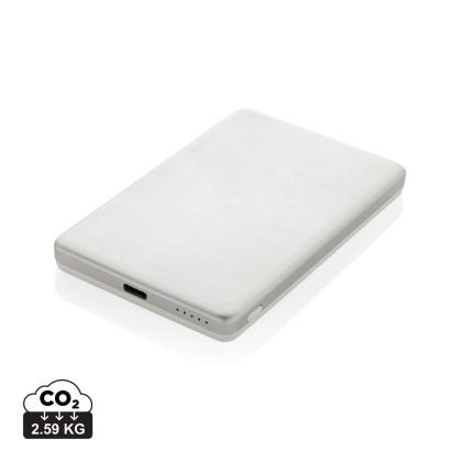 Orion RCS recycled aluminium 5000 mah 5W magnetic powerbank
