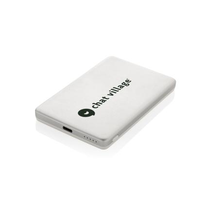 Orion RCS recycled aluminium 5000 mah 5W magnetic powerbank