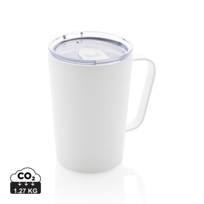RCS Recycled stainless steel modern vacuum mug with lid