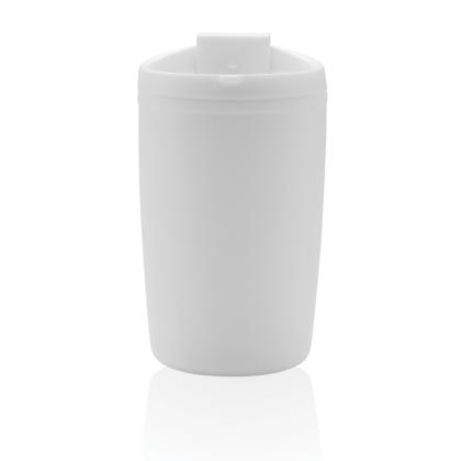 GRS Recycled PP tumbler with flip lid