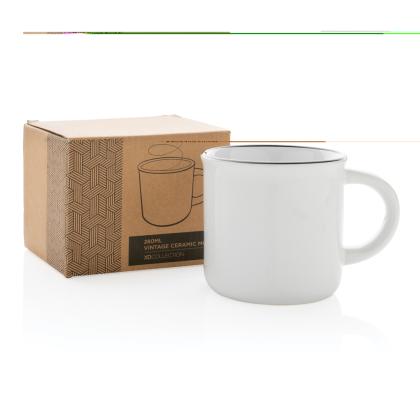 Vintage ceramic mug 280ml
