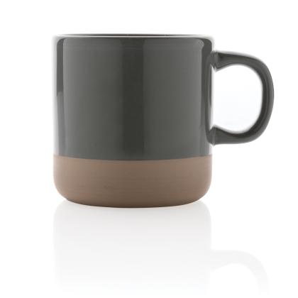 Glazed ceramic mug 360ml