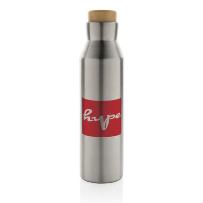 Gaia RCS certified recycled stainless steel vacuum bottle