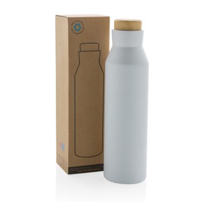 Gaia RCS certified recycled stainless steel vacuum bottle