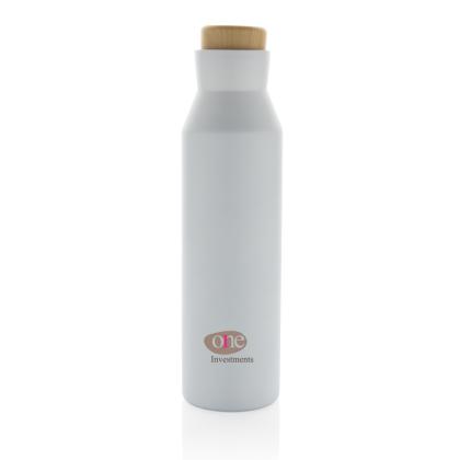 Gaia RCS certified recycled stainless steel vacuum bottle