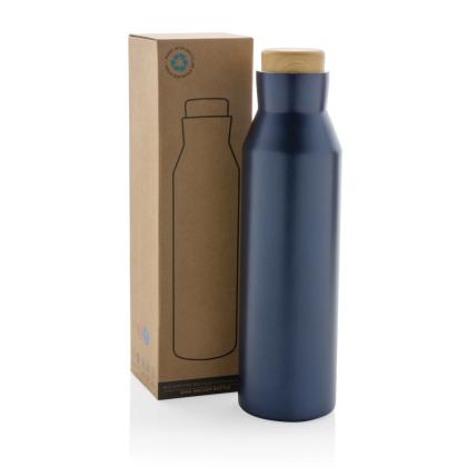 Gaia RCS certified recycled stainless steel vacuum bottle