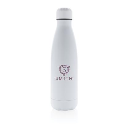 Solid colour vacuum stainless steel bottle 500 ml