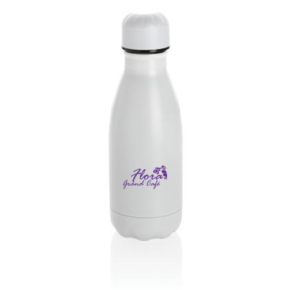 Solid colour vacuum stainless steel bottle 260ml