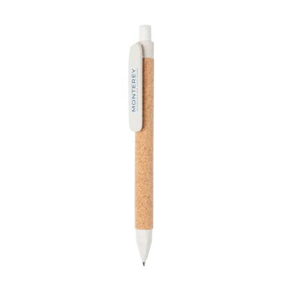 Write wheatstraw and cork pen