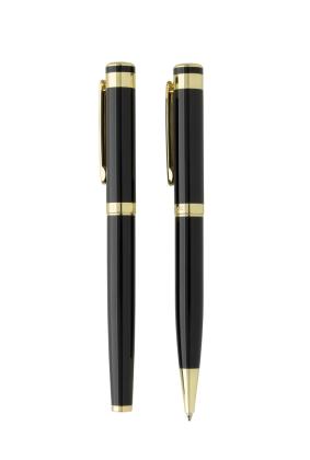 Swiss Peak Luca RCS recycled brass deluxe pen set
