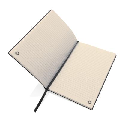 A5 GRS recycled leather notebook