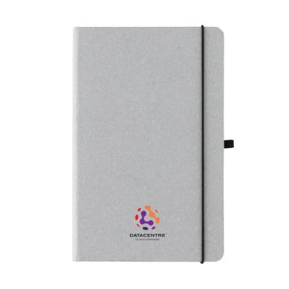 GRS Recycled leather hardcover notebook A5