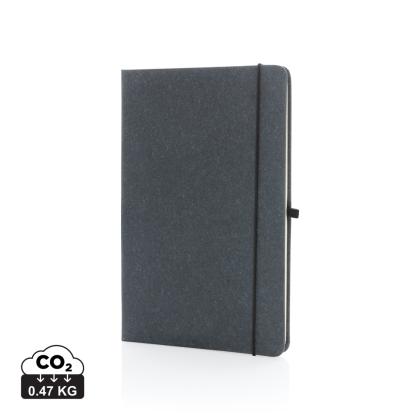 GRS Recycled leather hardcover notebook A5