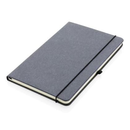 GRS Recycled leather hardcover notebook A5