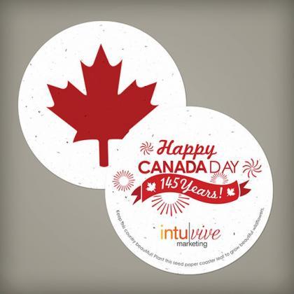 Seeded Paper Medium Coaster (2PP)