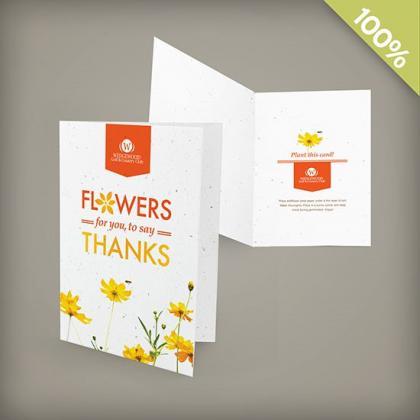 Seeded Paper Greeting Card A6