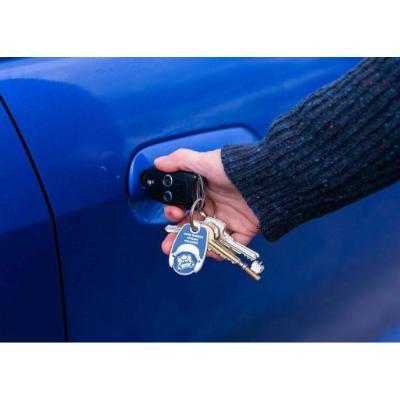 Recycled Pop Coin Trolley Keyring