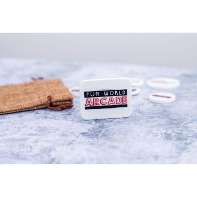 Recycled Rectangle Drinks Token – 40mm