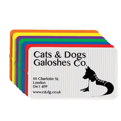 Recycled 85 x 50mm Rectangular Magnet