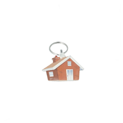 Recycled House Shaped 'FunKeys' Keyring