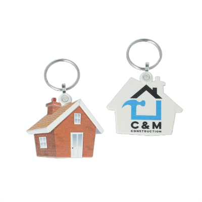 Recycled House Shaped 'FunKeys' Keyring