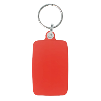 Recycled 55mm Rectangle Keyring