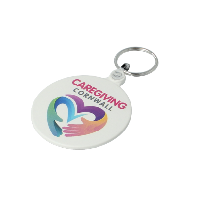 Recycled 55mm Circular Keyring