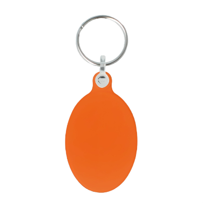 Recycled 50mm Oval Keyring