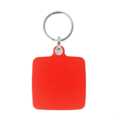 Recycled 45mm Square Keyring