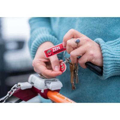 Recycled TrolleyMate Coin & Rectangle Keyring Recycled TrolleyMate Coin & Rectangle Keyring