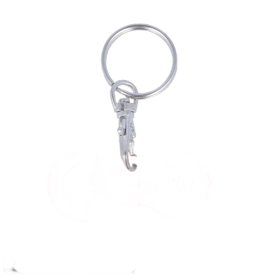 Recycled Multi Euro Trolley Stick Keyring