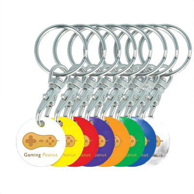 Recycled EURO Trolley Coin Keyring